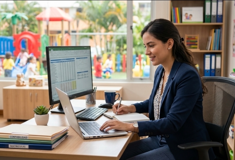 Auxiliar Contable y Asistente Administrativo en Administración Educativa